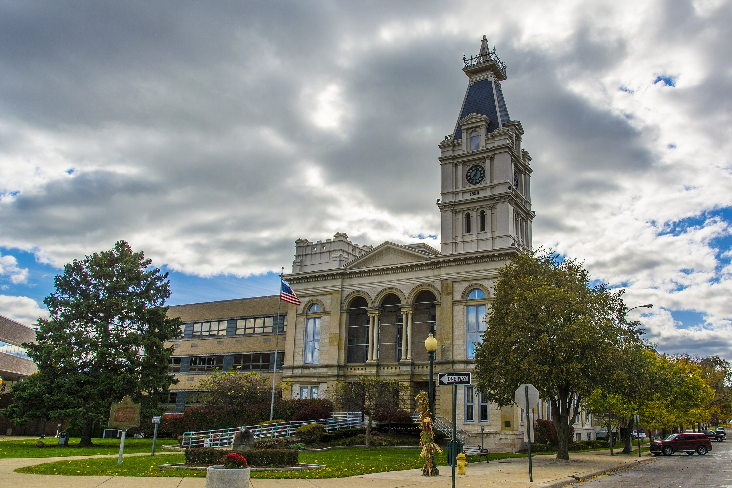 Historic Monroe Michigan downtown